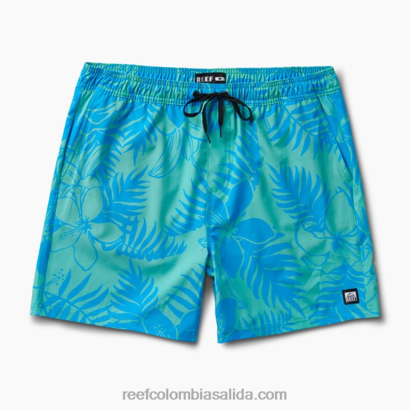 hombres Reef tabla corta walton 19\" XDDFR717 verde electrico