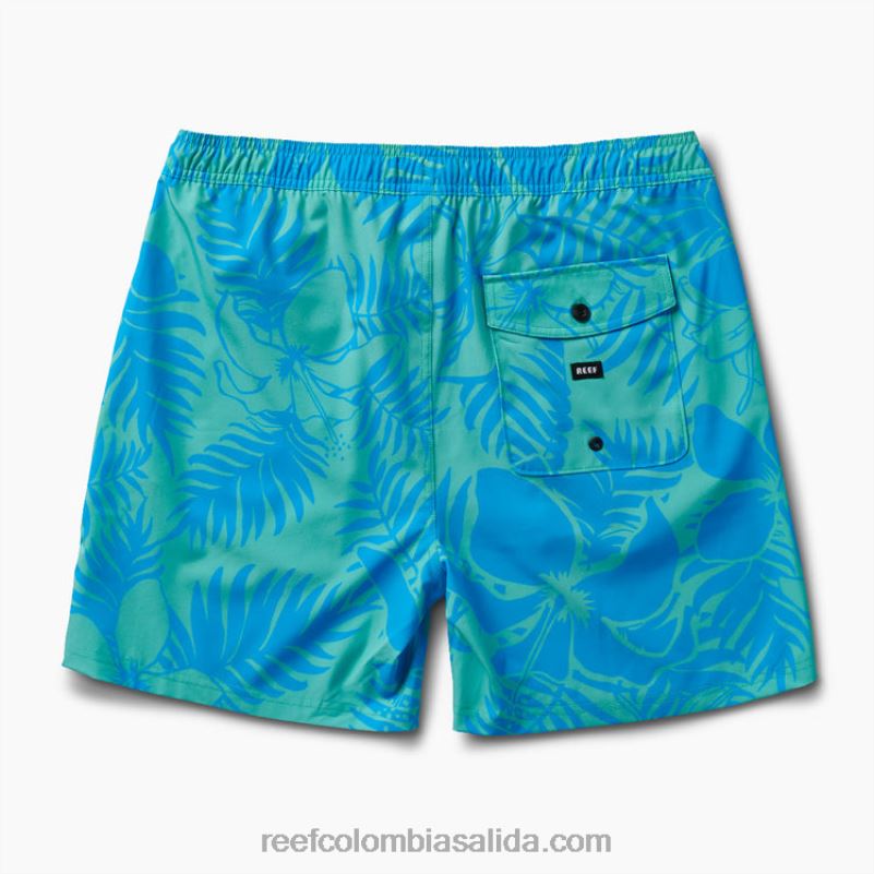hombres Reef tabla corta walton 19\" XDDFR717 verde electrico