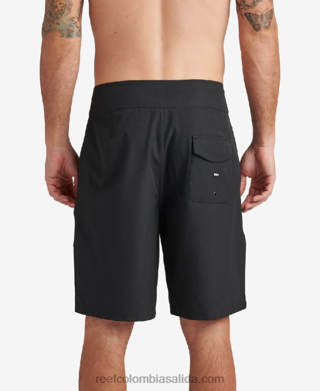 hombres Reef tabla de cormick short 20\" XDDFR681 caviar