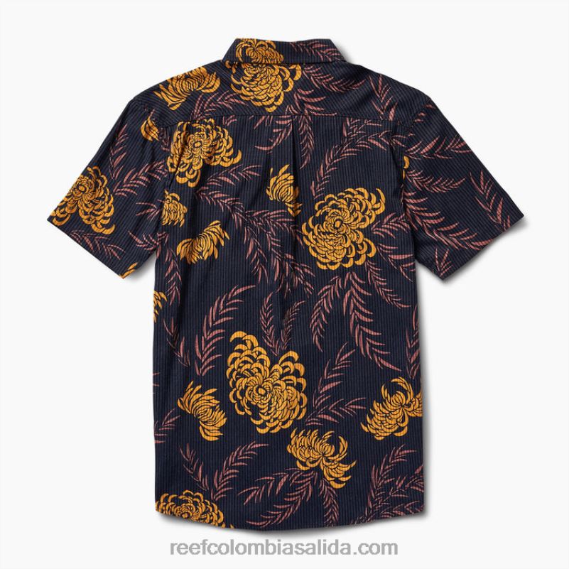 hombres Reef camisa de manga corta col XDDFR635 cielo nocturno