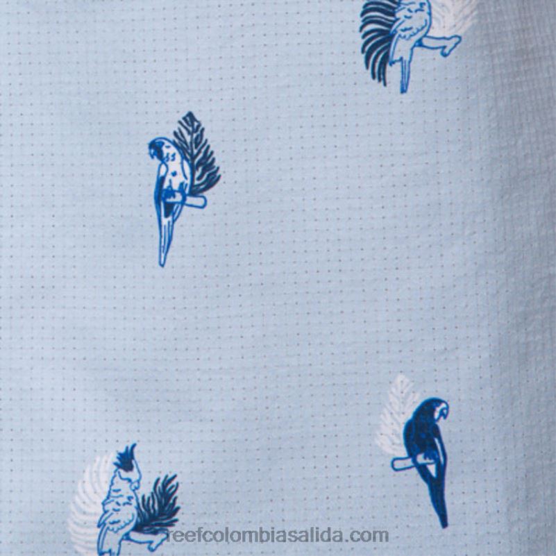 hombres Reef camisa de manga corta con diseño de barril XDDFR654 ruta aérea