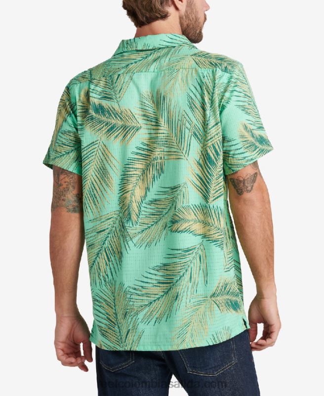 hombres Reef camisa de manga corta peters XDDFR668 verde electrico