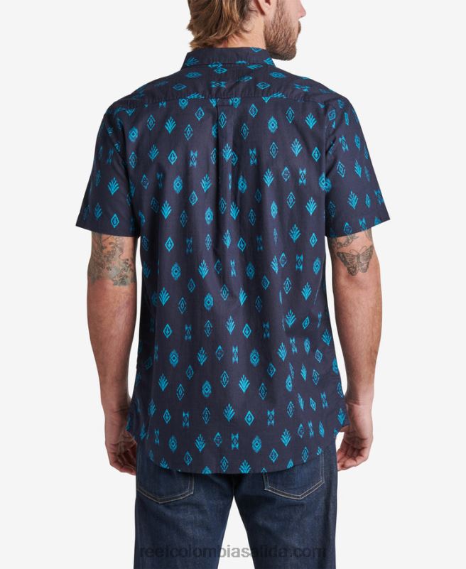 hombres Reef camisa de manga corta travis XDDFR649 cielo nocturno