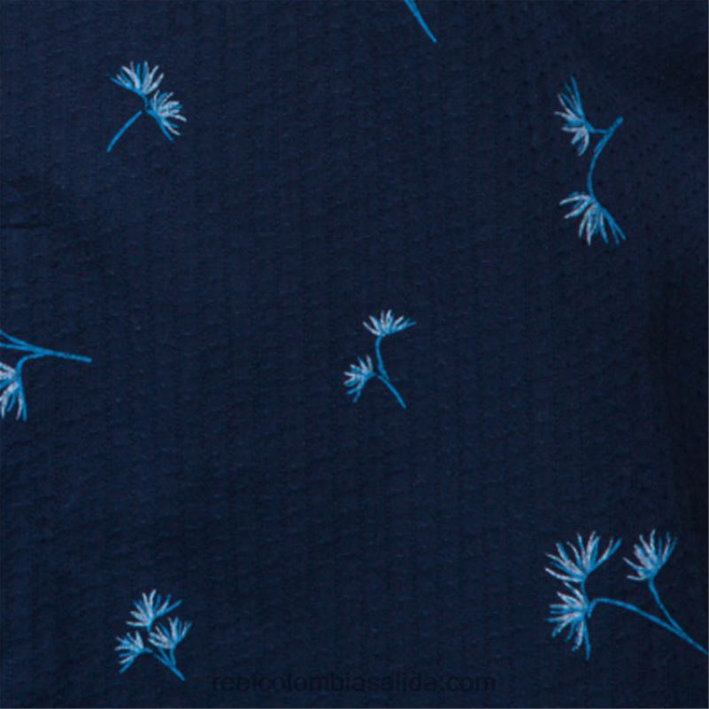 hombres Reef camiseta corbin manga corta XDDFR644 insignia azul