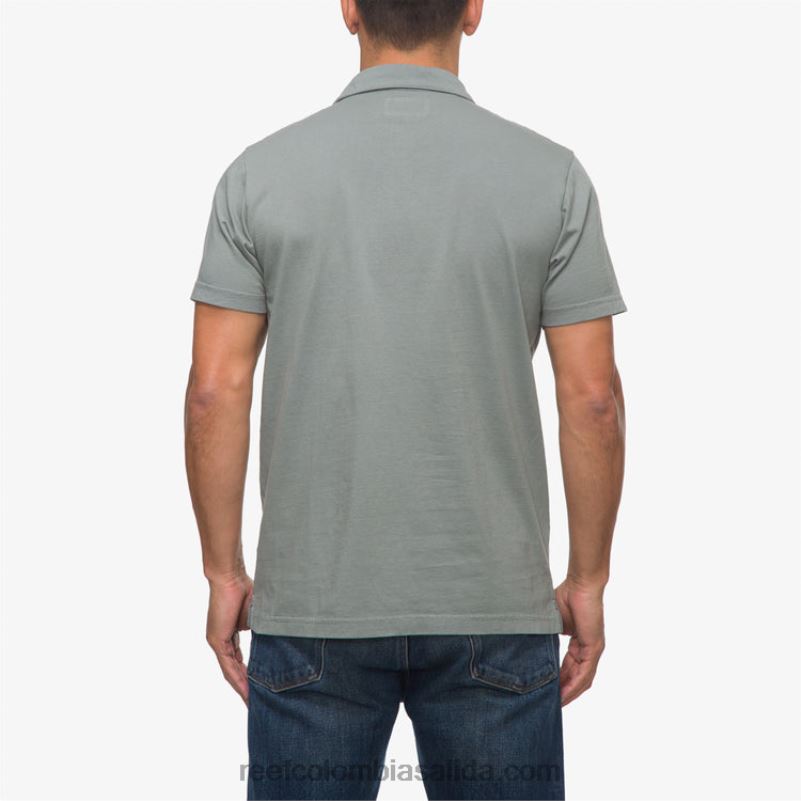 hombres Reef polo de manga corta walker XDDFR637 verde chino