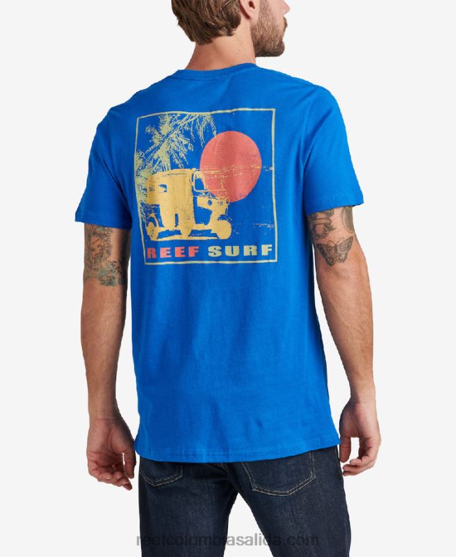 hombres Reef buk buk camiseta de manga corta XDDFR614 lapislázuli
