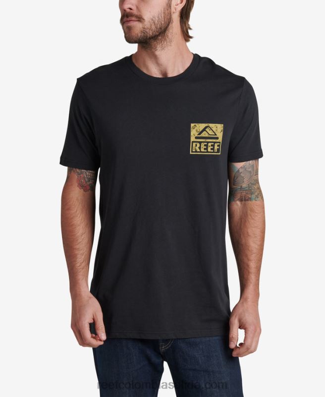 hombres Reef camiseta de manga corta XDDFR561 caviar