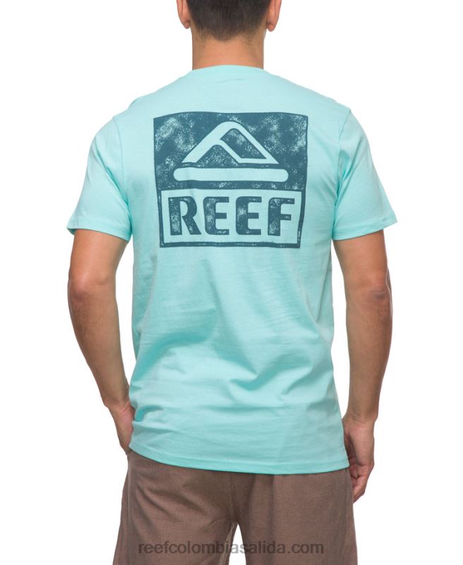 hombres Reef camiseta de manga corta XDDFR578 azul aruba