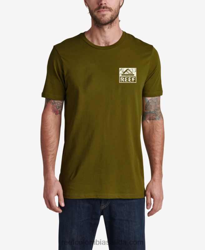 hombres Reef camiseta de manga corta XDDFR581 palta