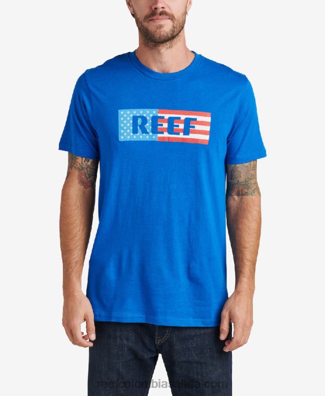 hombres Reef camiseta de manga corta XDDFR620 lapislázuli