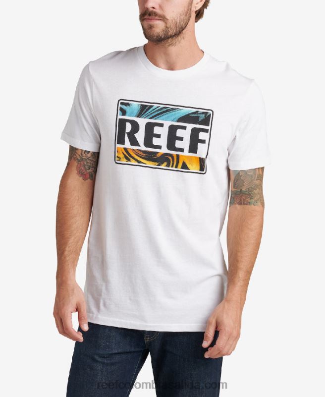 hombres Reef camiseta de manga corta de bengala XDDFR617 malvavisco