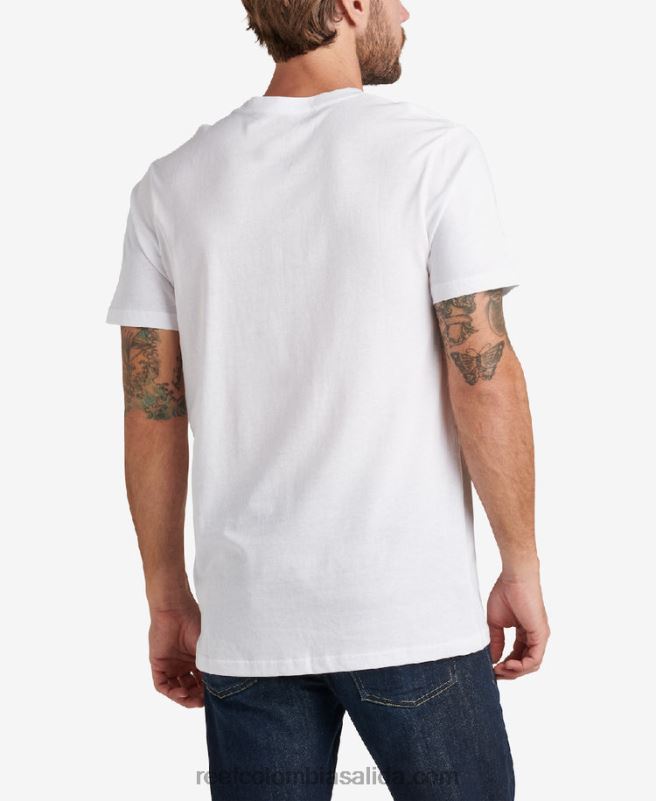 hombres Reef camiseta de manga corta de bengala XDDFR617 malvavisco