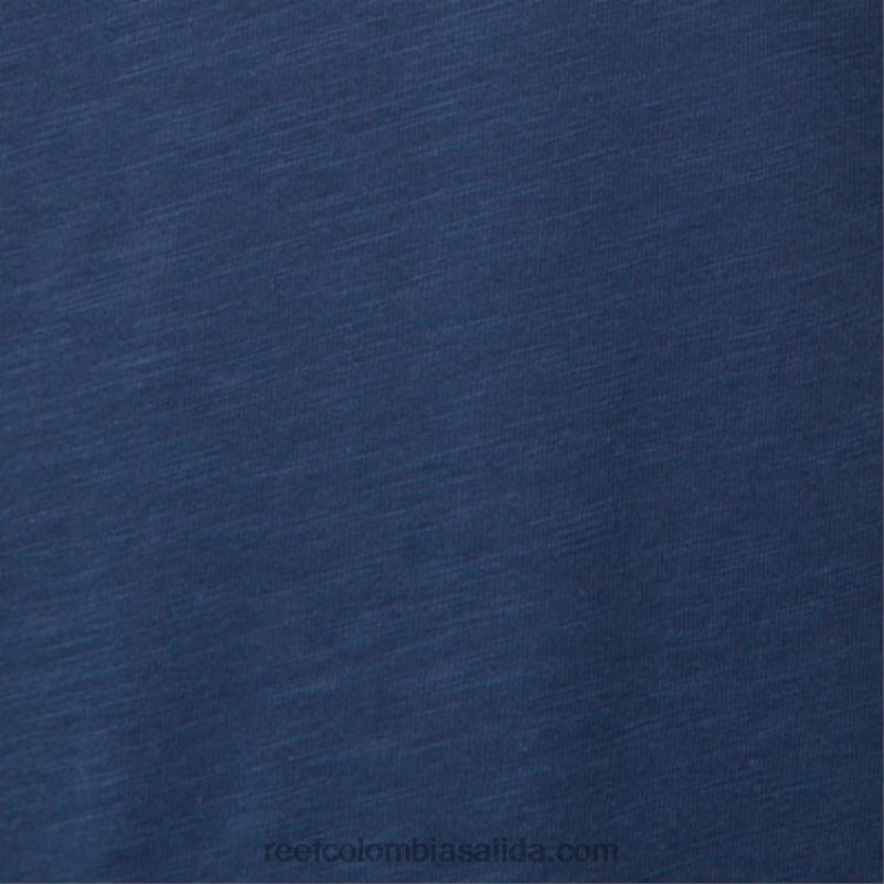 hombres Reef camiseta de manga corta de corte XDDFR556 insignia azul