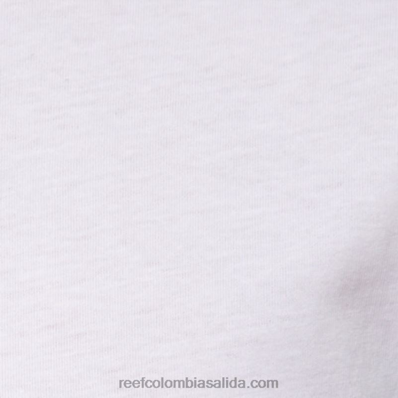 hombres Reef camiseta de manga corta de niña de la isla XDDFR559 blanco brillante