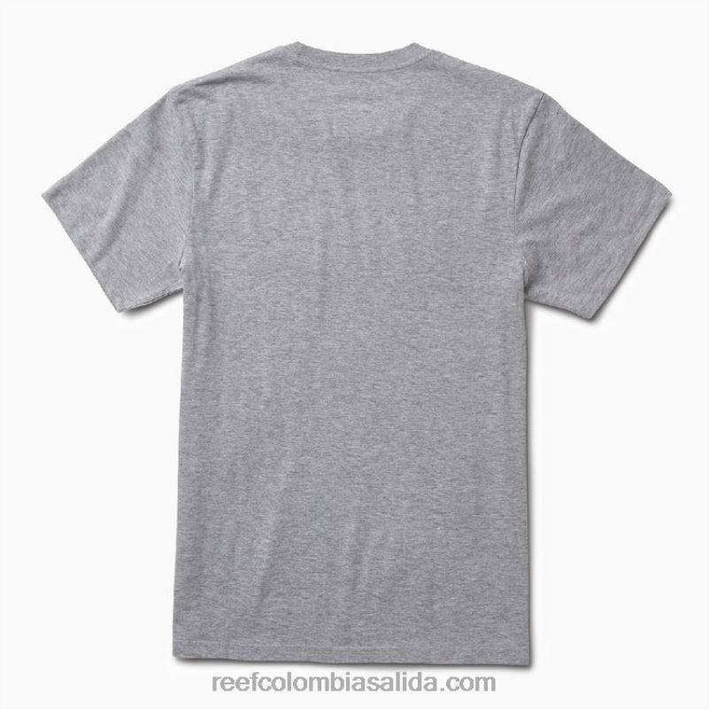 hombres Reef camiseta de manga corta del conductor XDDFR619 brezo gris