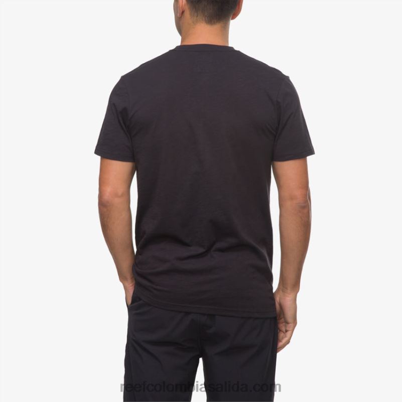 hombres Reef camiseta de manga corta libertad XDDFR566 caviar