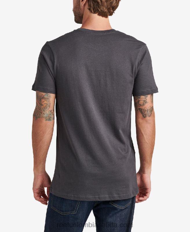 hombres Reef camiseta de manga corta lucis XDDFR557 fantasma