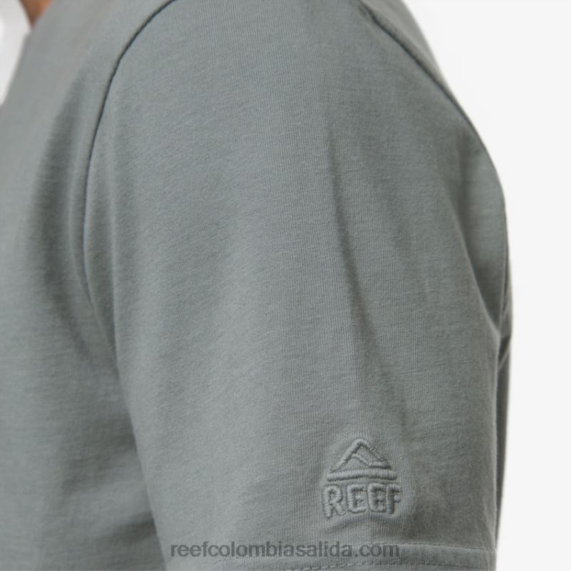 hombres Reef camiseta de manga corta marte XDDFR558 verde chino