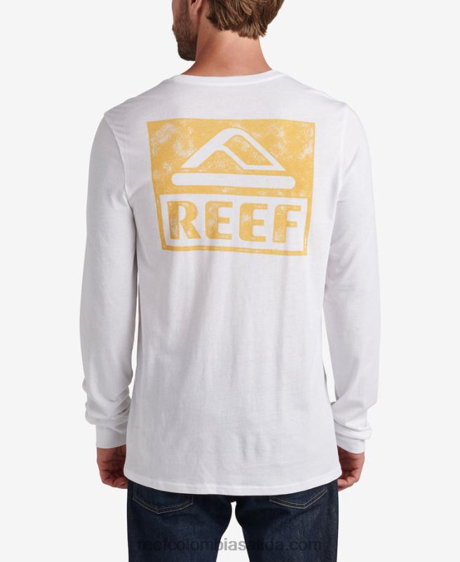 hombres Reef camiseta de manga larga XDDFR624 malvavisco