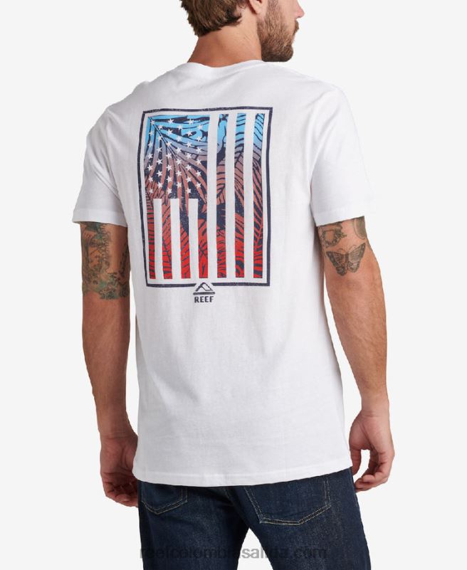 hombres Reef camiseta jamison manga corta XDDFR553 malvavisco