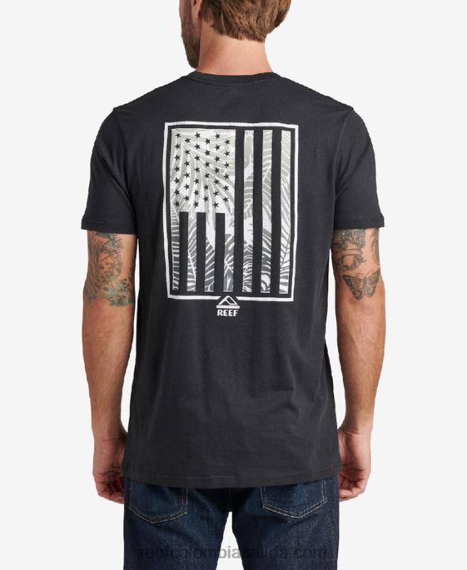 hombres Reef camiseta jamison manga corta XDDFR572 caviar