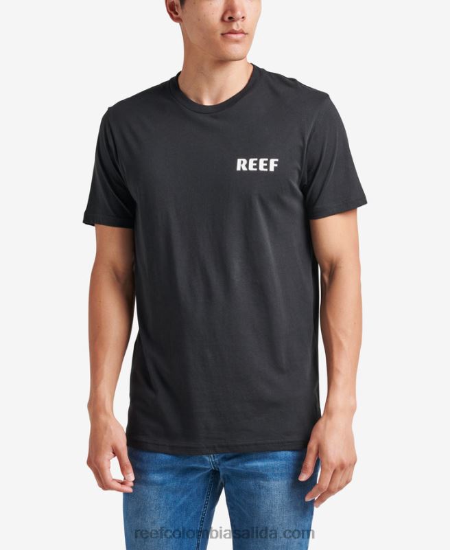 hombres Reef unir camiseta de manga corta XDDFR608 caviar