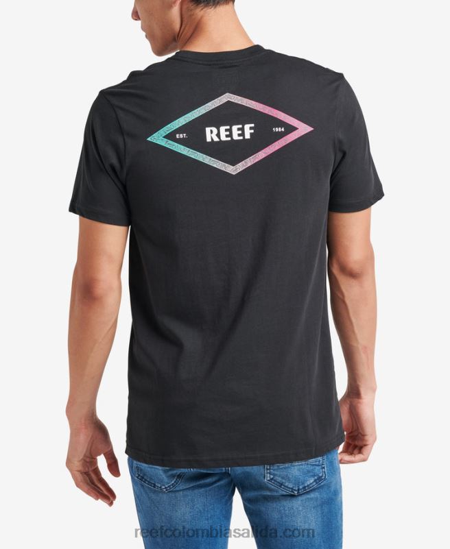 hombres Reef unir camiseta de manga corta XDDFR608 caviar