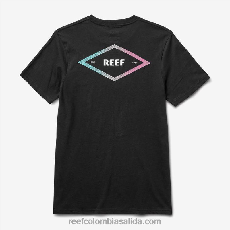 hombres Reef unir camiseta de manga corta XDDFR608 caviar