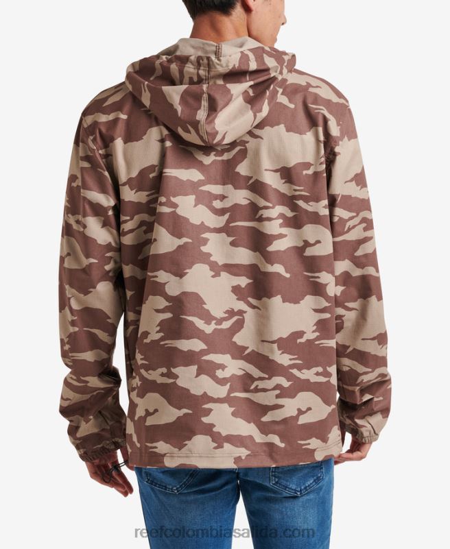 hombres Reef cortavientos ligero anorak tango XDDFR729 cilantro