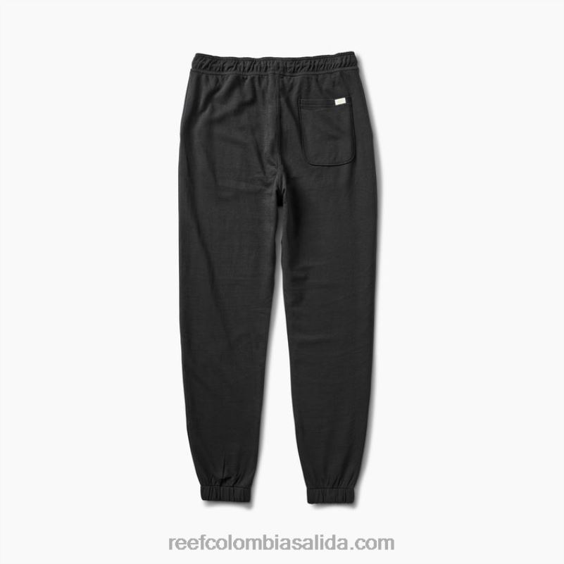 hombres Reef joggers de rizo francés thorp XDDFR747 negro