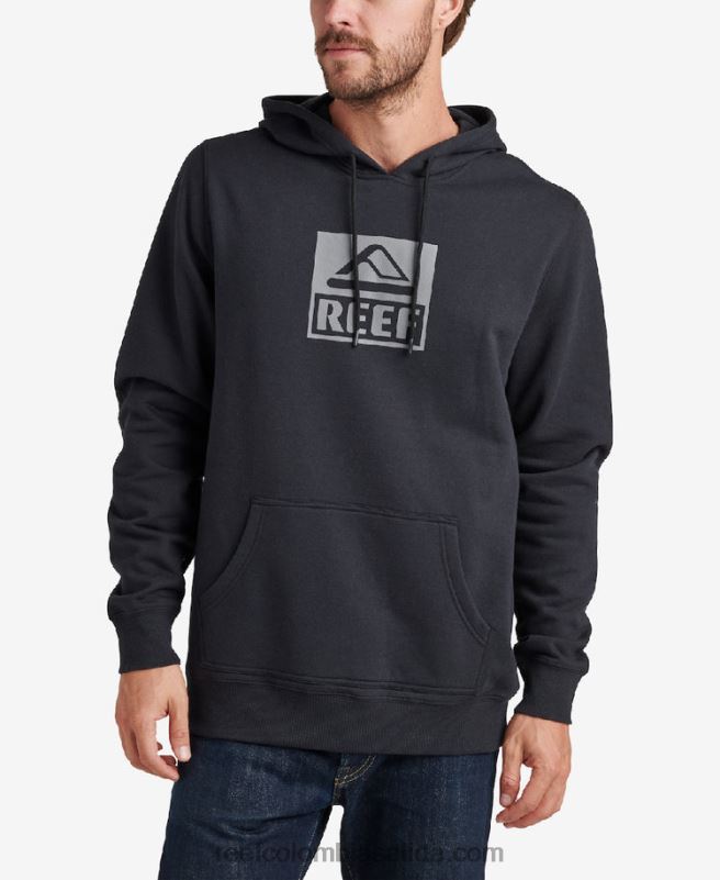 hombres Reef línea de base sudadera con capucha XDDFR735 caviar