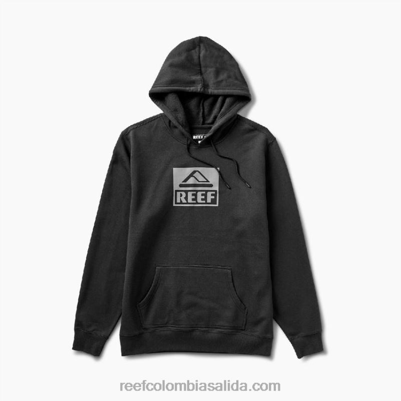 hombres Reef línea de base sudadera con capucha XDDFR735 caviar