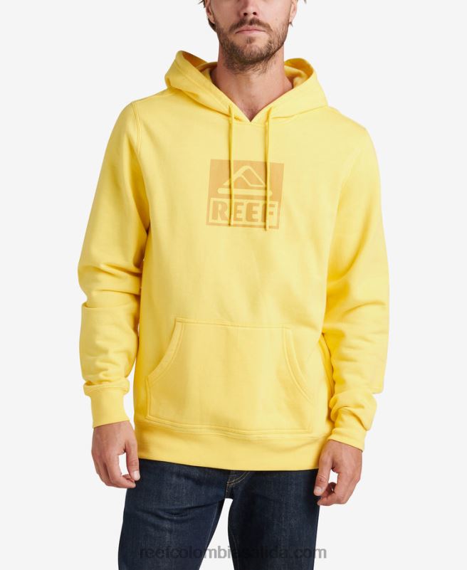 hombres Reef línea de base sudadera con capucha XDDFR736 amarillo prímula