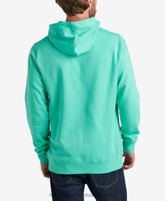 hombres Reef línea de base sudadera con capucha XDDFR738 verde electrico