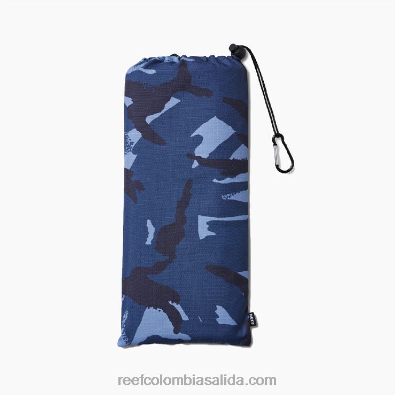 mujer Reef manta de playa sanford XDDFR300 azul camuflaje/azul