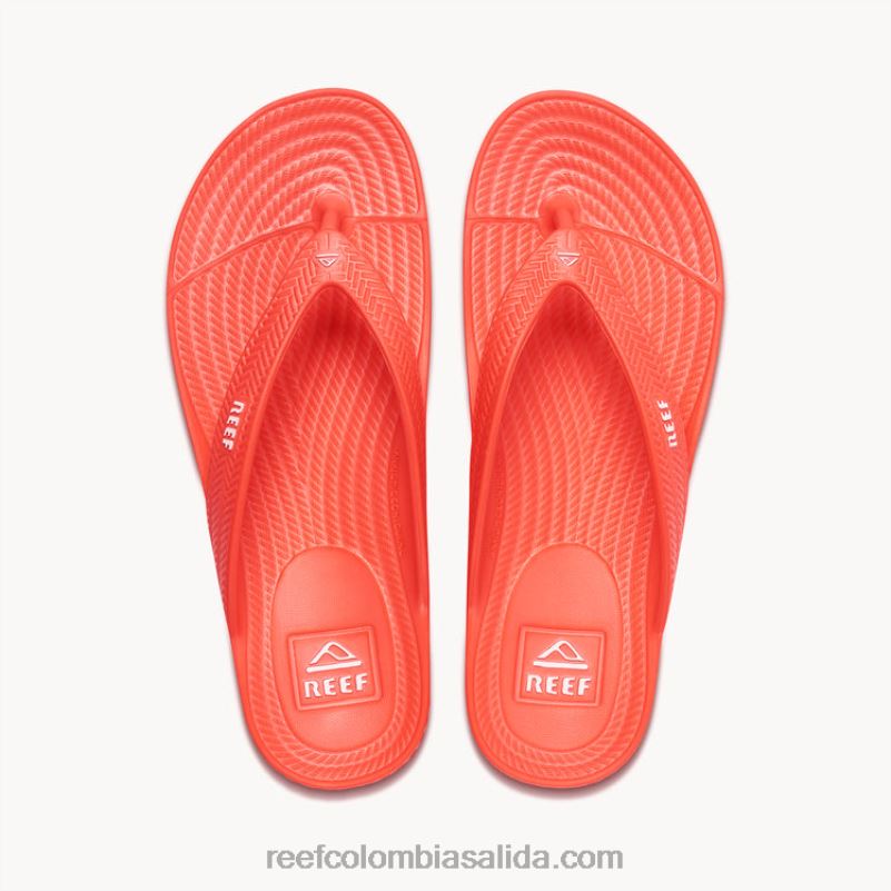 mujer Reef corte de agua XDDFR107 amapola de neón