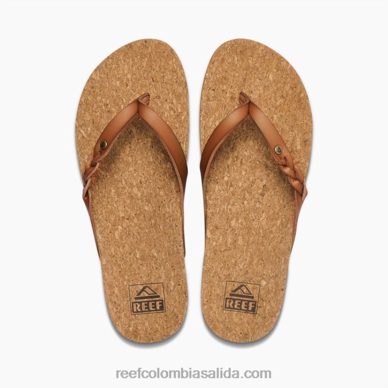 mujer Reef giro de la cancha de cojín XDDFR164 café