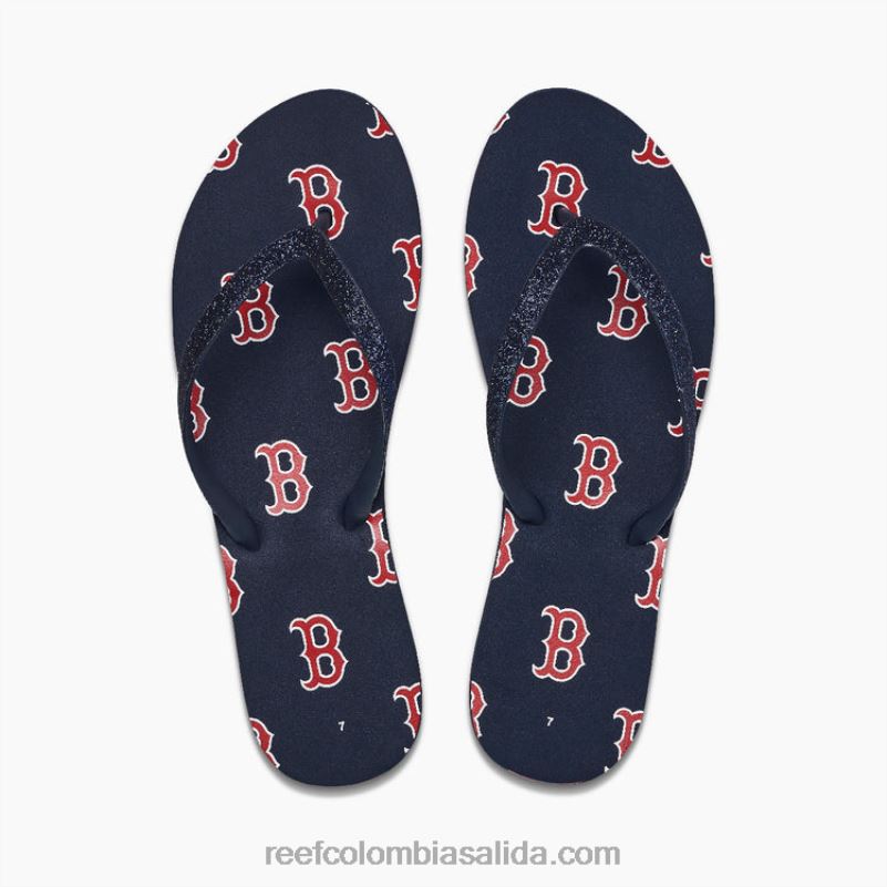 mujer Reef observador de estrellas x mlb XDDFR155 medias Rojas