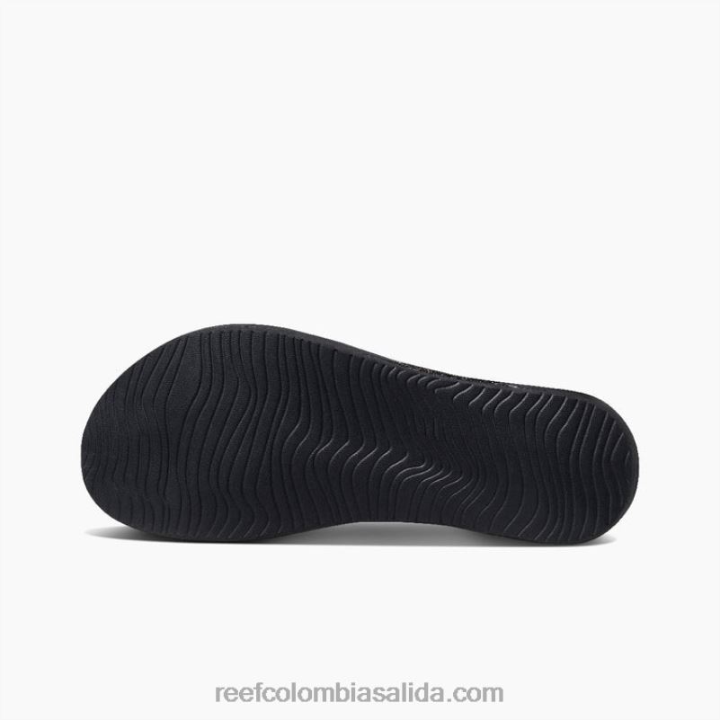 mujerarrecife orto-resorte XDDFR43 brillo negro/negro