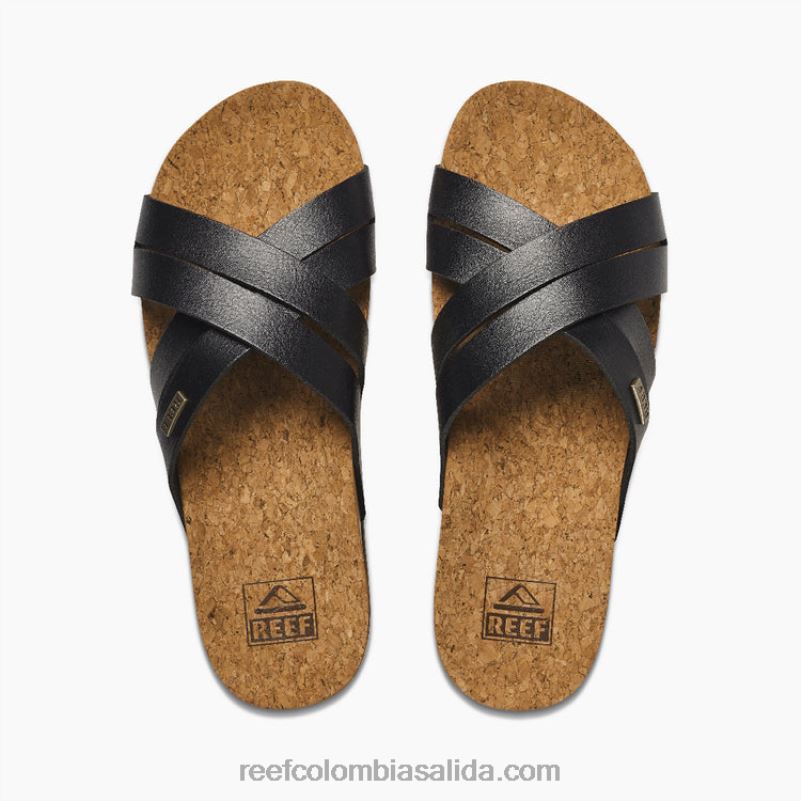 mujer Reef cojín flor hola XDDFR56 negro/tostado
