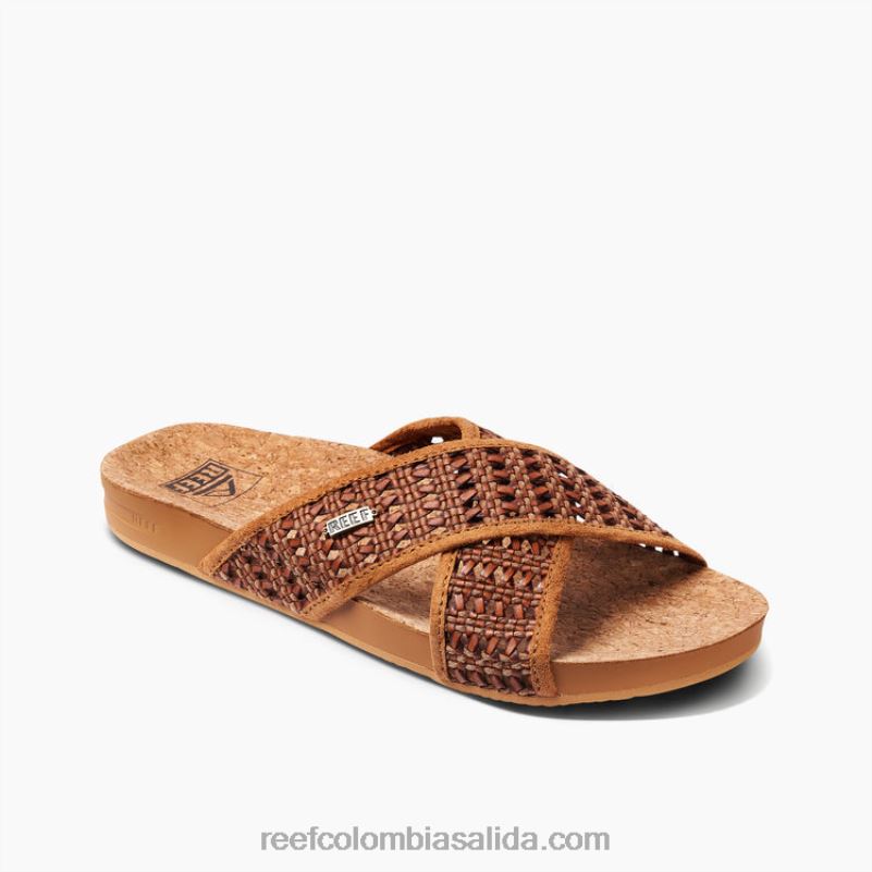 mujer Reef cojín tejido flor XDDFR4 morena