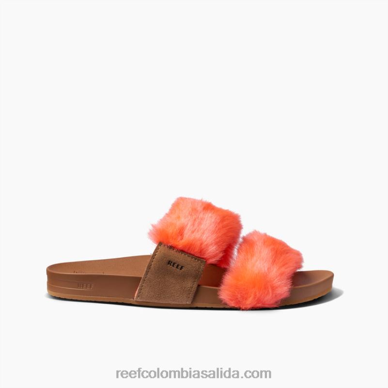 mujer Reef cojín vista acogedor XDDFR90 amapola de neón