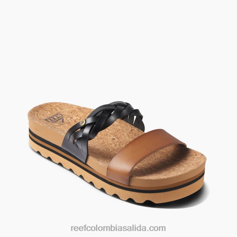 mujer Reef cojín vista hi twist XDDFR114 negro/tostado