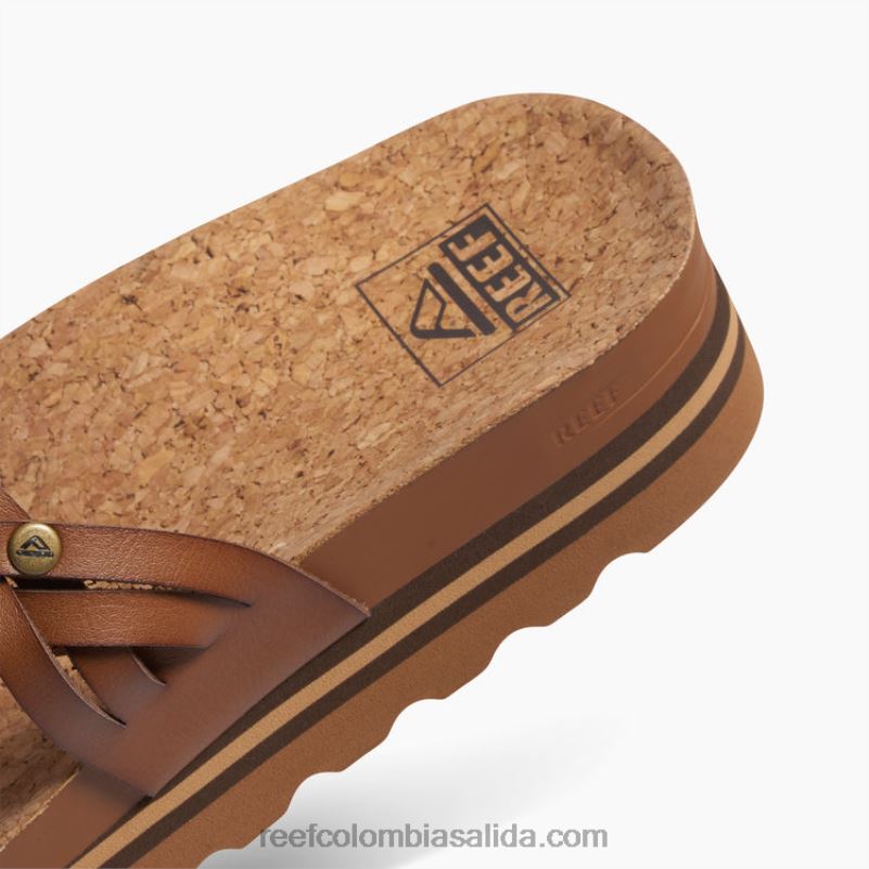 mujer Reef cojín vista hi twist XDDFR146 bronceado/champán