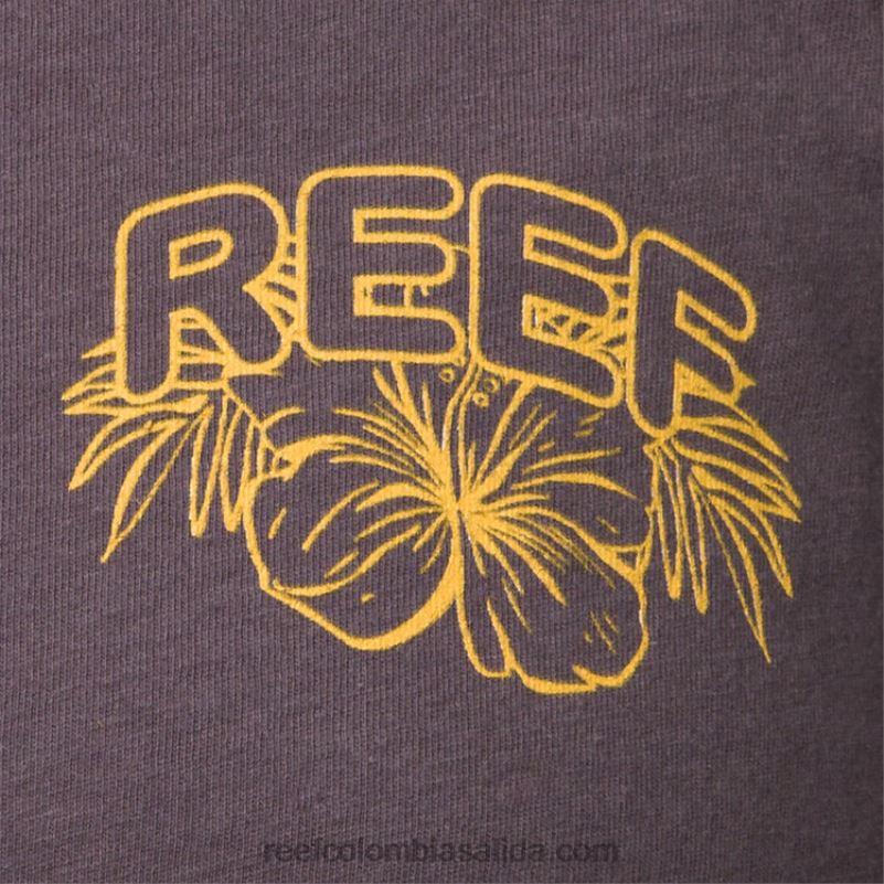 mujer Reef camiseta belina de manga corta XDDFR278 gris