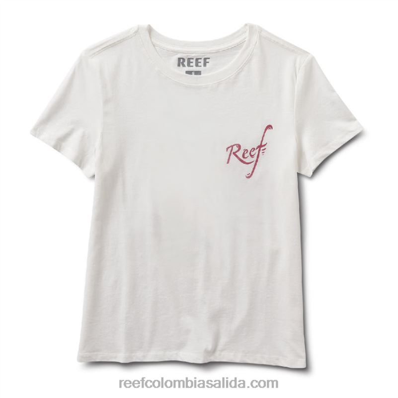 mujer Reef camiseta de manga corta con flores XDDFR284 malvavisco