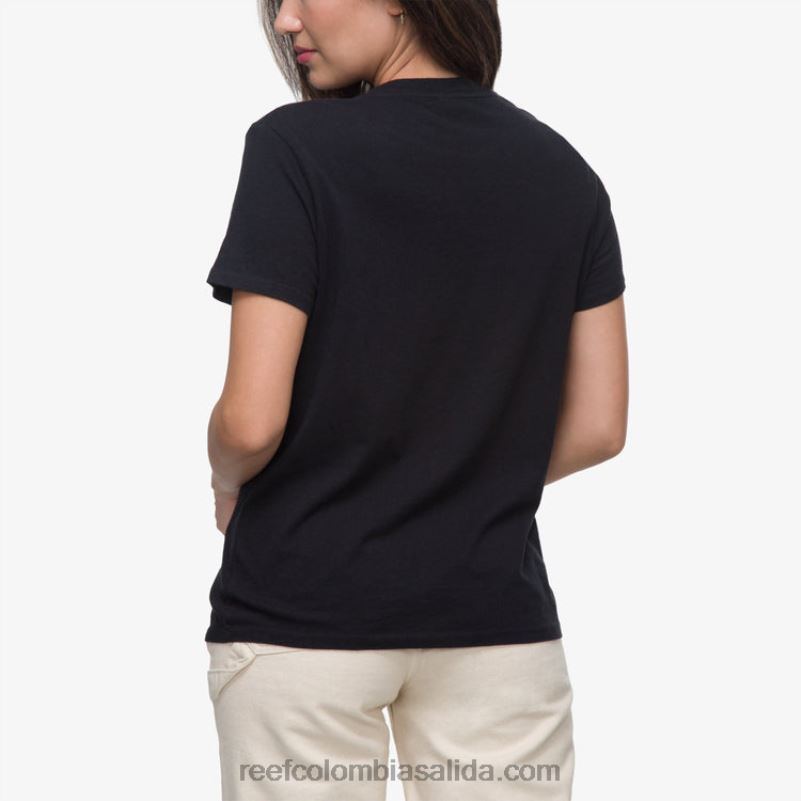 mujer Reef camiseta de manga corta setters XDDFR271 caviar