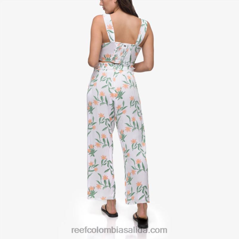 mujer Reef pantalón paperbag esperanza XDDFR291 blanco brillante