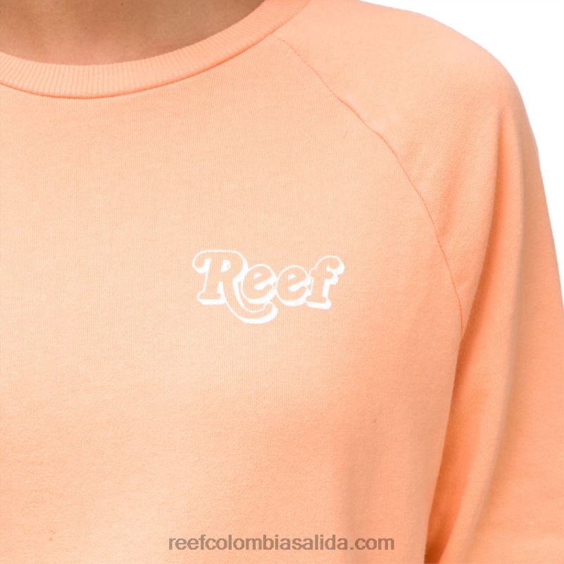 mujer Reef jersey florencia cuello redondo XDDFR289 coral