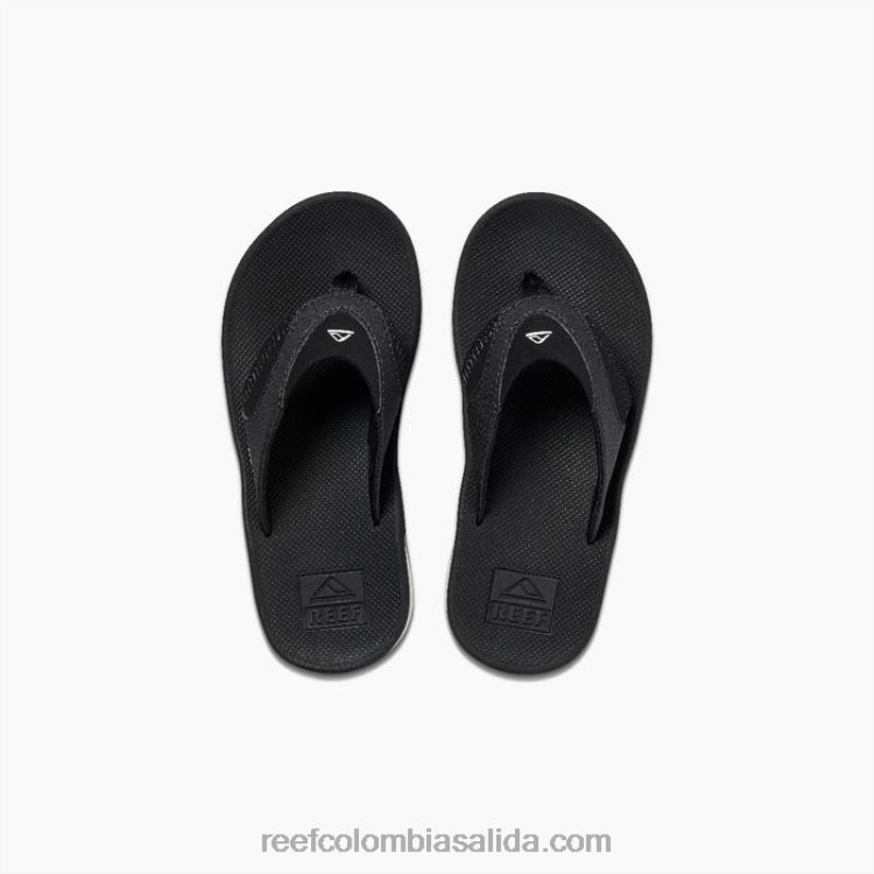 Reef niños abanicando XDDFR849 negro/plata